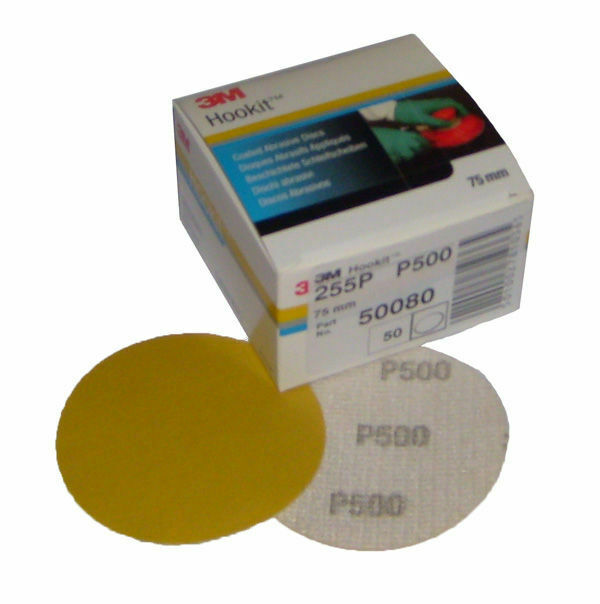 DISQUE HOOKIT 3M 255P DISQUES ABRASIFS 75 mm OR ABRASIF 3M