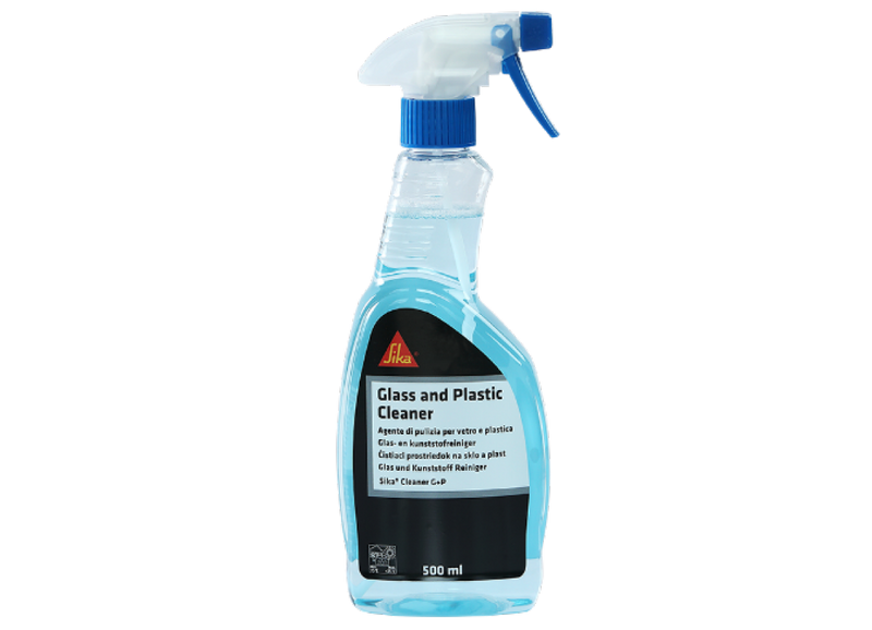 Sika Cleaner G + P Spray pour le nettoyage et la préparation des verres et surfaces en plastique