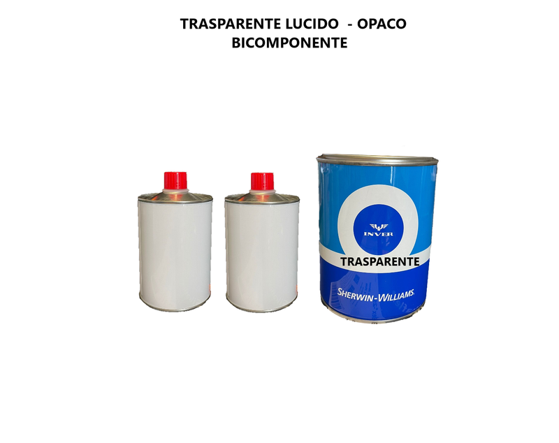 Transparent Brillant/Opaque Inver Bicomposant + Catalyseur et Diluant 1 KG