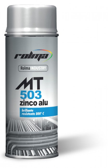 Spray Zinc Zinc Brillant 800° Hautes Températures MT 503