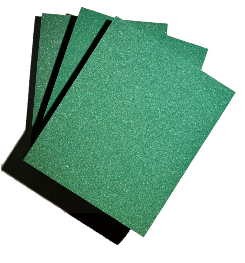 Lot de 3 tampons abrasifs verts à grain moyen P600 - P800